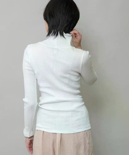 MUNICH(ミューニック)  コットンリブタートルネックプルオーバー MNHG291