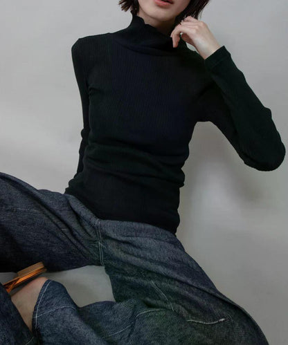 MUNICH(ミューニック)  コットンリブタートルネックプルオーバー MNHG291