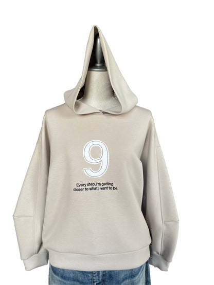 Dignite collier(ディニテコリエ) ボンディング刺繍パーカー　 80256504