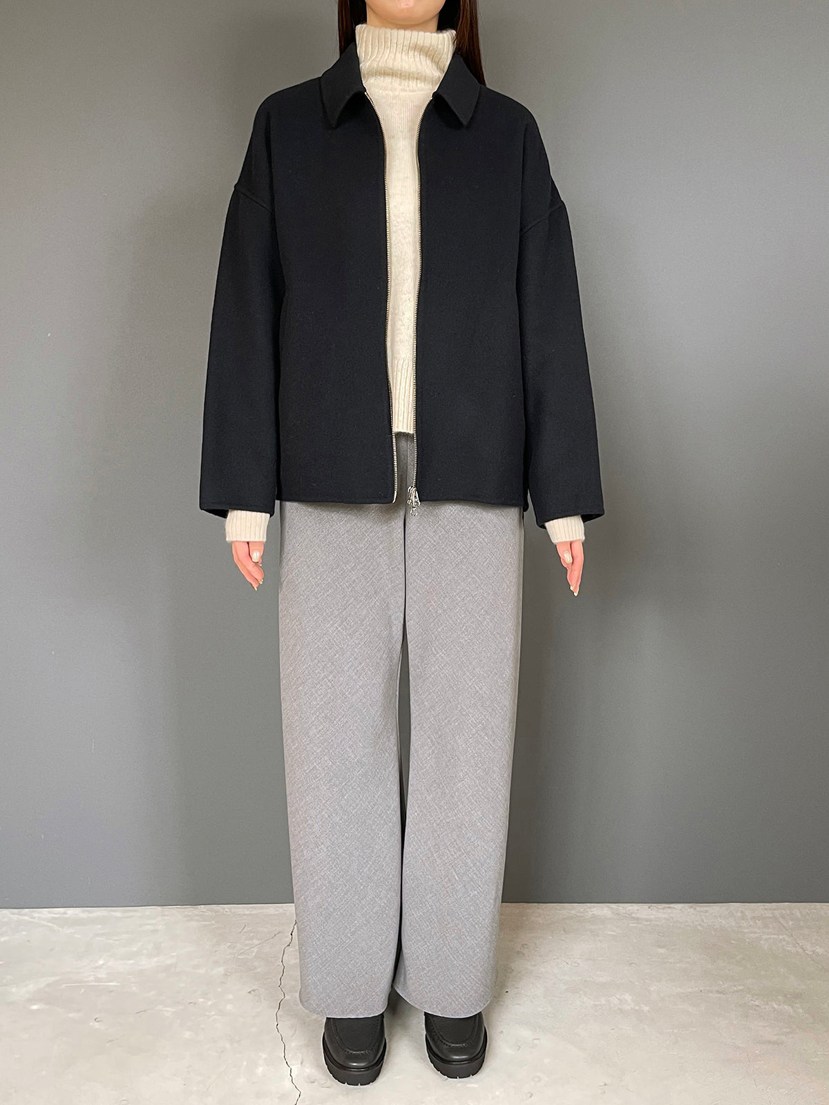 MICA&DEAL(マイカアンドディール) double-faced zip bz (ダブルフェイスジップブルゾン) 0126306105
