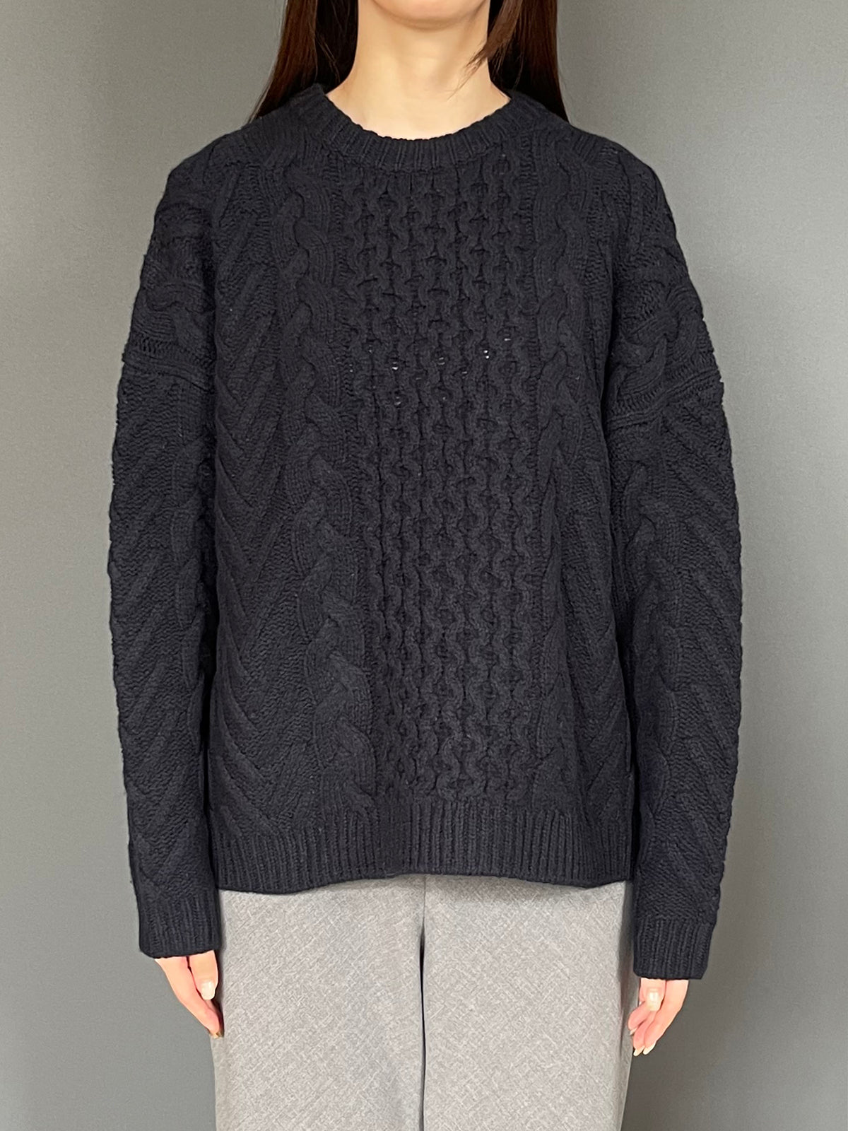 MICA&DEAL(マイカアンドディール) alain knit p/o (アラン柄ケーブルニット) 0126408350