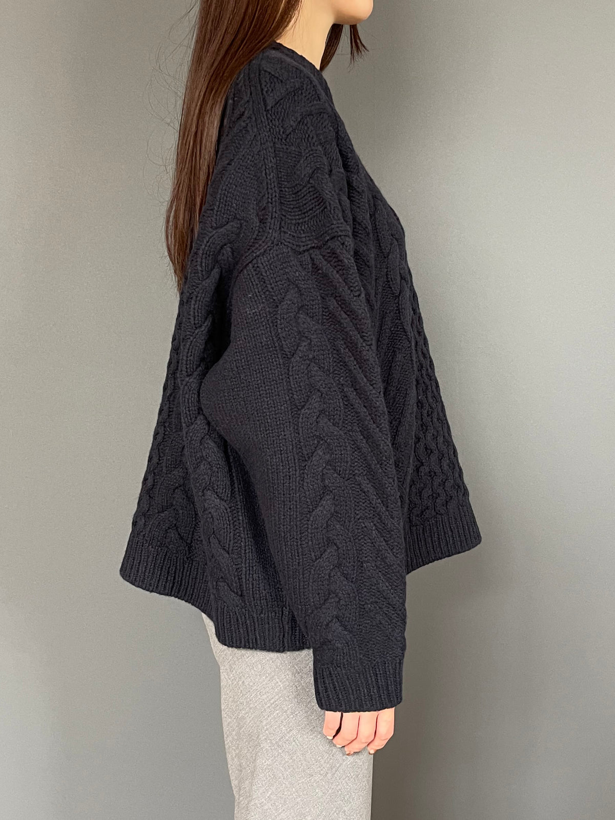 MICA&DEAL(マイカアンドディール) alain knit p/o (アラン柄ケーブルニット) 0126408350
