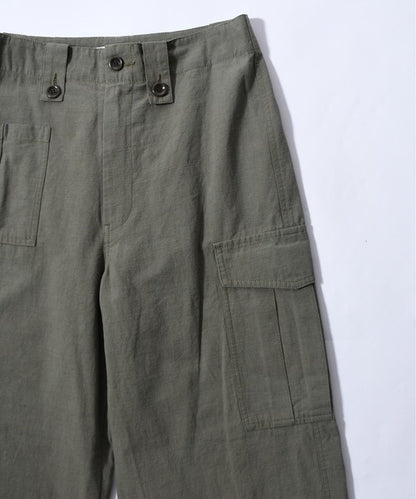 Johnbull (ジョンブル) コットンリネンバックツイルカーゴパンツ JL241P24