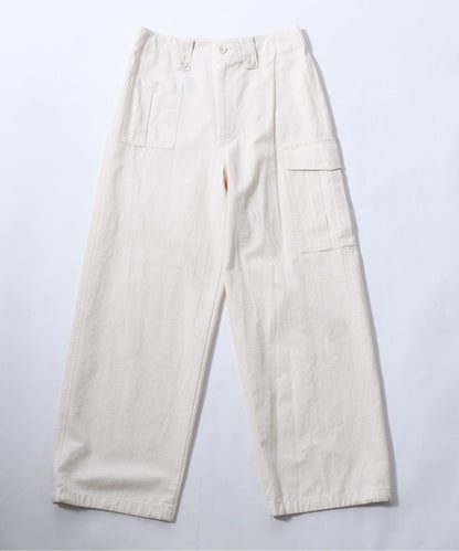 Johnbull (ジョンブル) コットンリネンバックツイルカーゴパンツ JL241P24