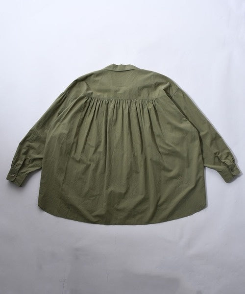 Johnbull (ジョンブル) オープンカラーチャンキーシャツ JL241S17