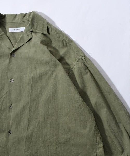 Johnbull (ジョンブル) オープンカラーチャンキーシャツ JL241S17