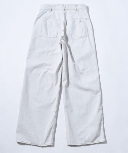 8オンスホワイトデニムハードワーカーデッキパンツ JL242P25