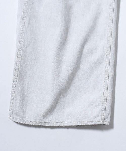 8オンスホワイトデニムハードワーカーデッキパンツ JL242P25