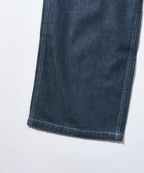 Johnbull(ジョンブル) デニムチューブサロペット ダークインディゴブルー JL251P35