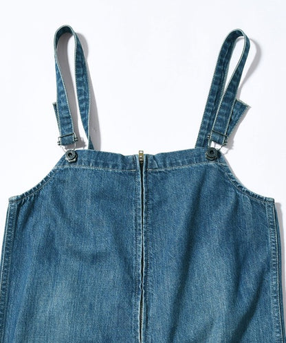 Johnbull(ジョンブル) デニムチューブサロペット インディゴブルー JL251P35