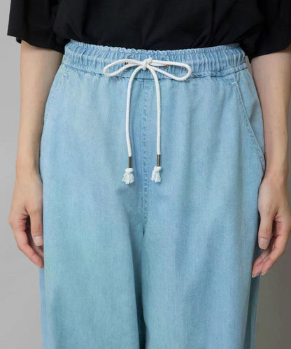 MUNICH(ミューニック) デニム＆ヒッコリー ワイドイージーパンツ MN251P30