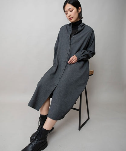 【10/18インスタライブ商品】MUNICH(ミューニック) ワイドシャツワンピース MN252N62