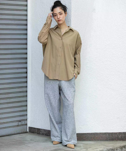 MUNICH(ミューニック) コットンブロードバックコクーンシャツ MN252T36