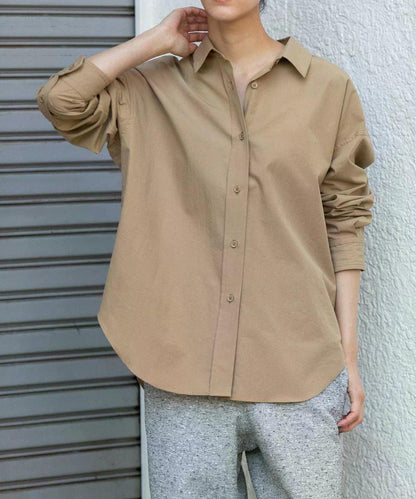 MUNICH(ミューニック) コットンブロードバックコクーンシャツ MN252T36