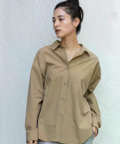 MUNICH(ミューニック) コットンブロードバックコクーンシャツ MN252T36