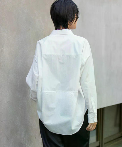 MUNICH(ミューニック) コットンブロードバックコクーンシャツ MN252T36