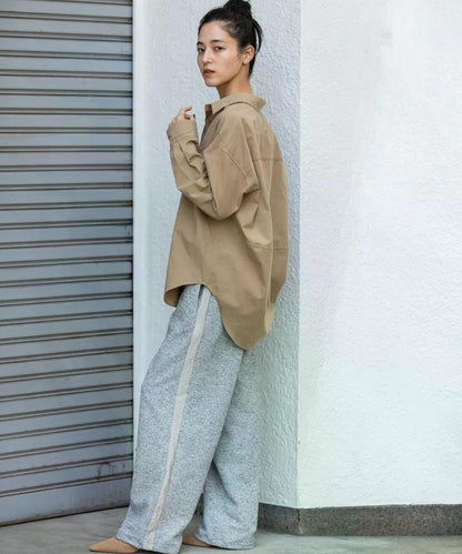 MUNICH(ミューニック) コットンブロードバックコクーンシャツ MN252T36