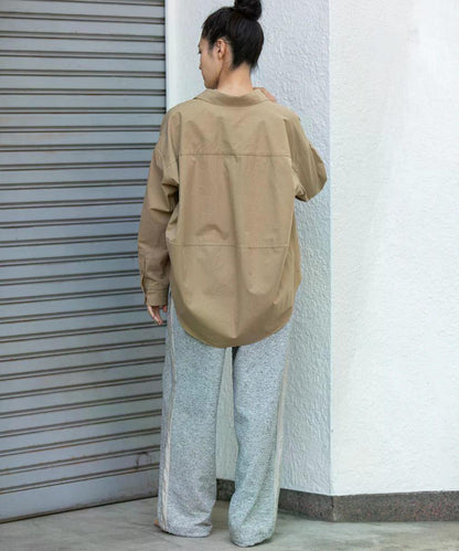 MUNICH(ミューニック) コットンブロードバックコクーンシャツ MN252T36