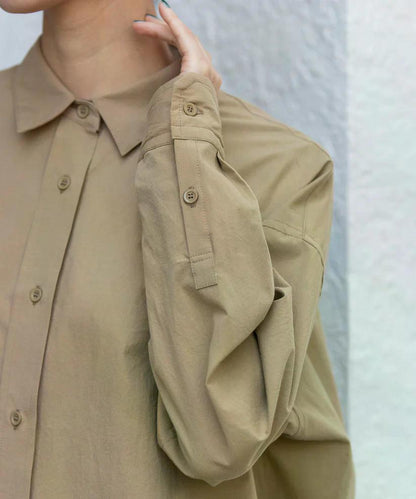 MUNICH(ミューニック) コットンブロードバックコクーンシャツ MN252T36