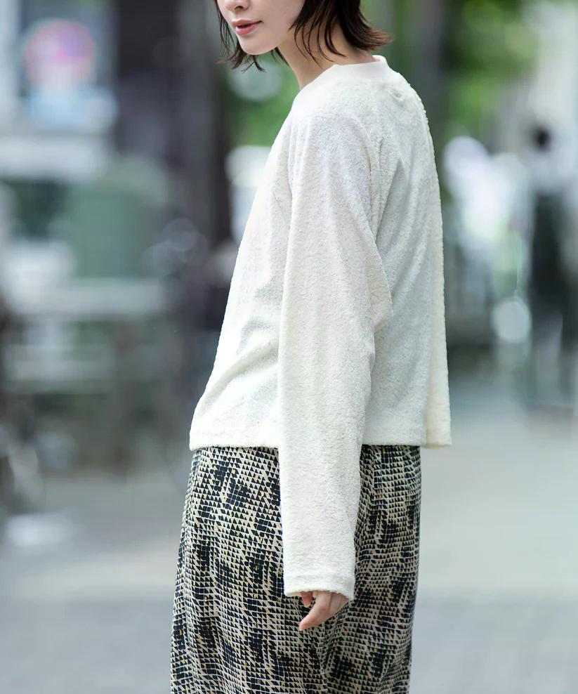 MUNICH(ミューニック)  チンチララグランスリーブプルオーバー MN261U01