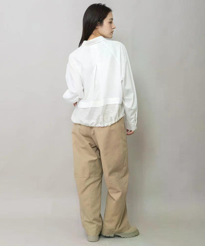 Munich(ミューニック) ブロード×シアーリネン レイヤードシャツ MN262T15