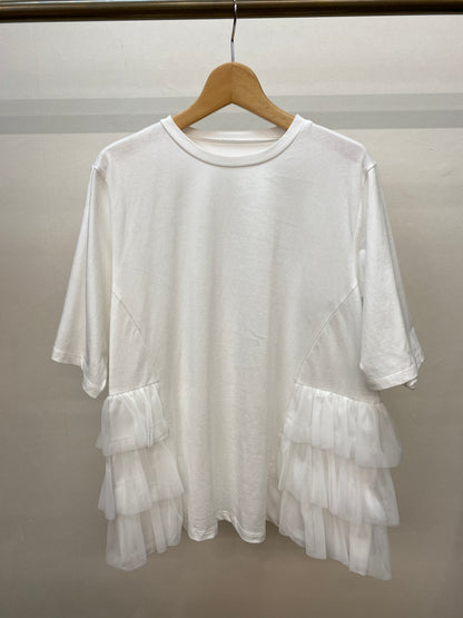 PAREATSU(パレアツ) ティアードチュールドッキングTシャツ P251-29065