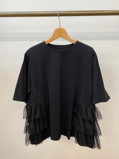 PAREATSU(パレアツ) ティアードチュールドッキングTシャツ P251-29065