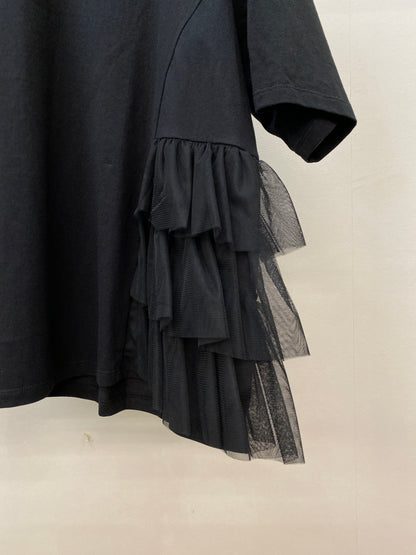PAREATSU(パレアツ) ティアードチュールドッキングTシャツ P251-29065