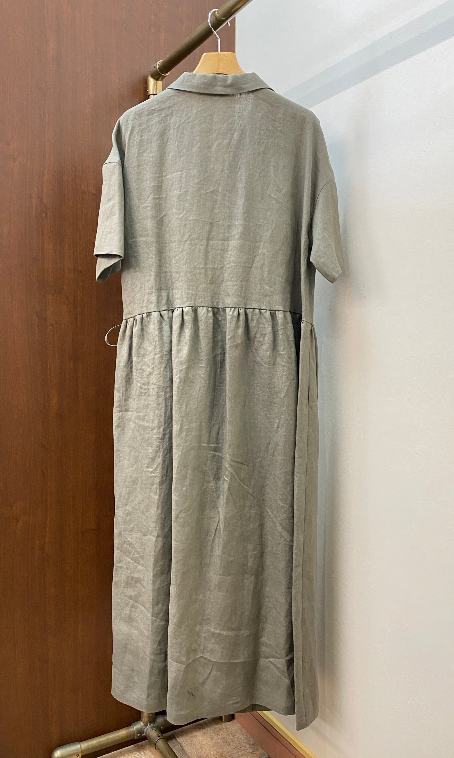 irise (イリゼ) カシュクールリネンワンピース T7084
