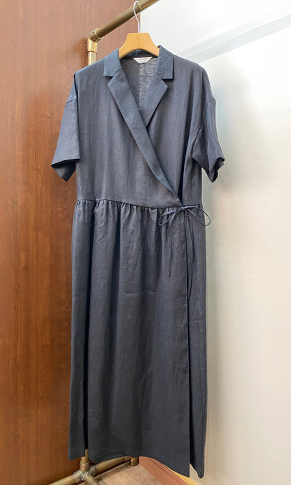 irise (イリゼ) カシュクールリネンワンピース T7084
