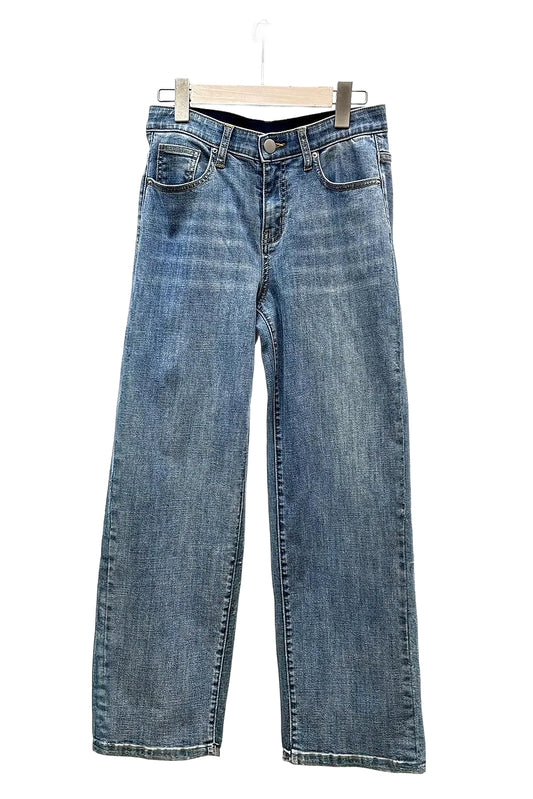 INDIMARK(インディマーク) ストレートボーイズ デニム ブリーチ WJ100