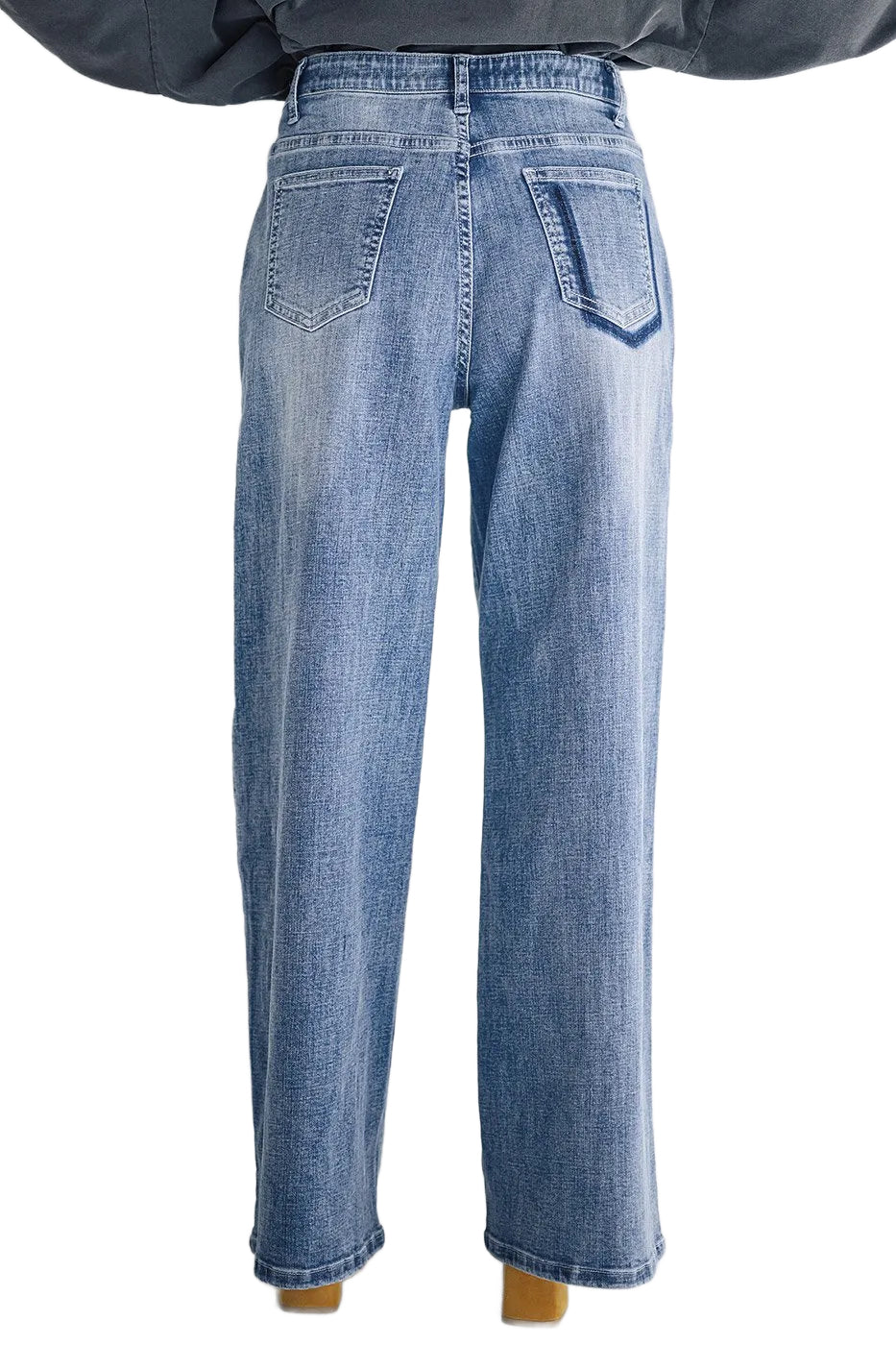 INDIMARK(インディマーク) ニューワイド デニム ブリーチ WJ167