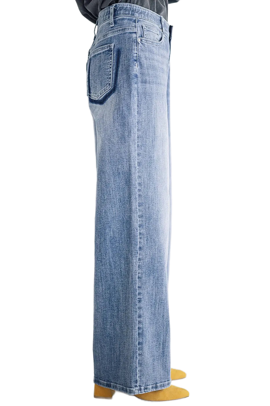 INDIMARK(インディマーク) ニューワイド デニム ブリーチ WJ167