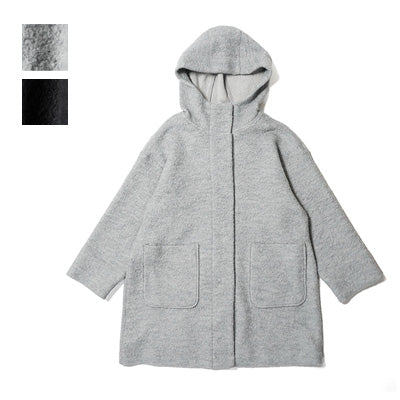 hummingbird(ハミングバード) 天然素材100％ボアフードニットコート AIO0077