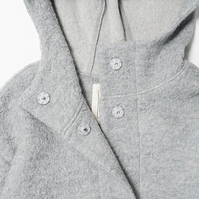 hummingbird(ハミングバード) 天然素材100％ボアフードニットコート AIO0077