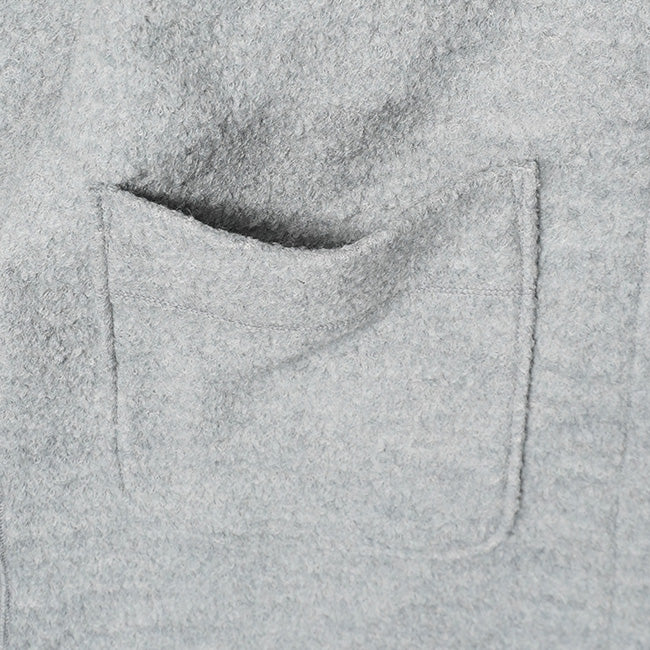 hummingbird(ハミングバード) 天然素材100％ボアフードニットコート AIO0077