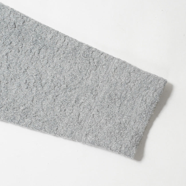 hummingbird(ハミングバード) 天然素材100％ボアフードニットコート AIO0077