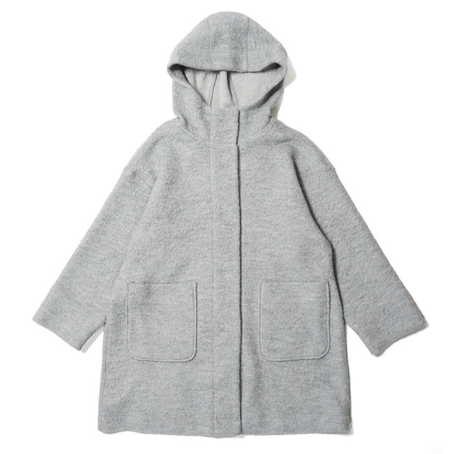 hummingbird(ハミングバード) 天然素材100％ボアフードニットコート AIO0077