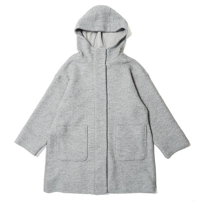 hummingbird(ハミングバード) 天然素材100％ボアフードニットコート AIO0077