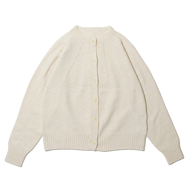 hummingbird(ハミングバード) ウールネップツイード　パラシュートカーディガン　AIO0107