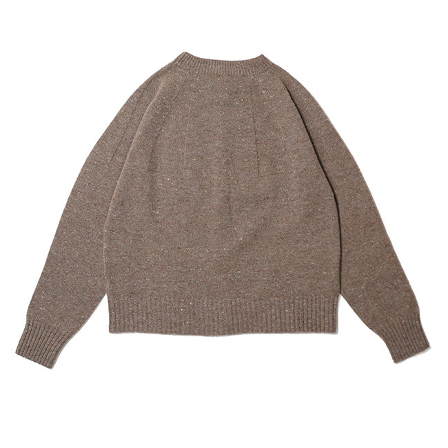 hummingbird(ハミングバード) ウールネップツイード　パラシュートカーディガン　AIO0107