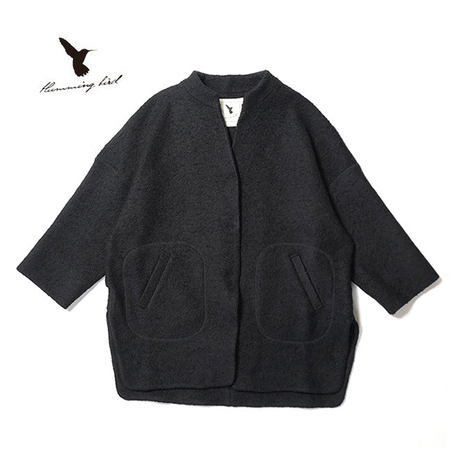 hummingbird(ハミングバード) 天然素材100％　ボアニットコート　AIO0112