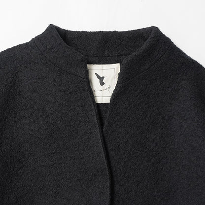 hummingbird(ハミングバード) 天然素材100％　ボアニットコート　AIO0112