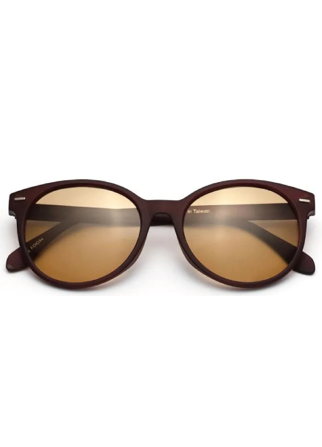 LE FOON(ルフォーン) Cat Eye sunglasses UVカット 男女兼用 大人の偏光調光サングラス AS307-3W