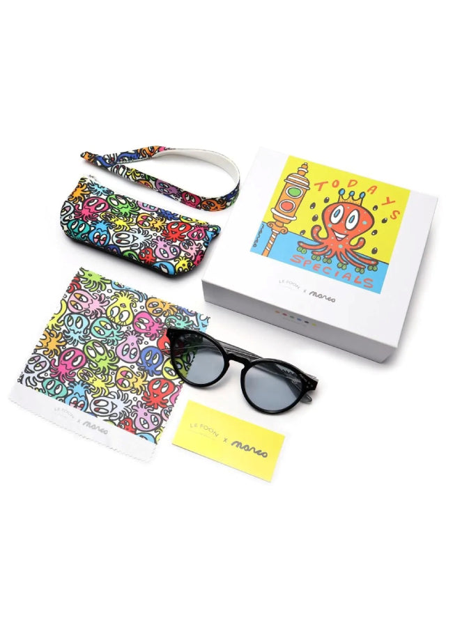 LE FOON X Marcoart(ルフォーン x マルコアート) sunglasses UVカット 男女兼用 大人サングラス コラボサングラス　AS513