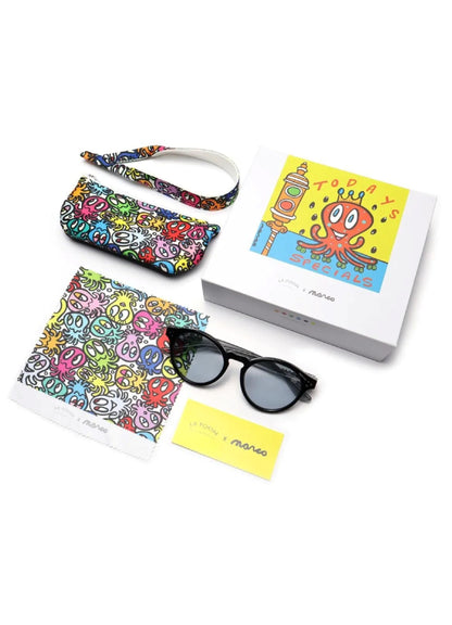 LE FOON X Marcoart(ルフォーン x マルコアート) sunglasses UVカット 男女兼用 大人サングラス コラボサングラス　AS513