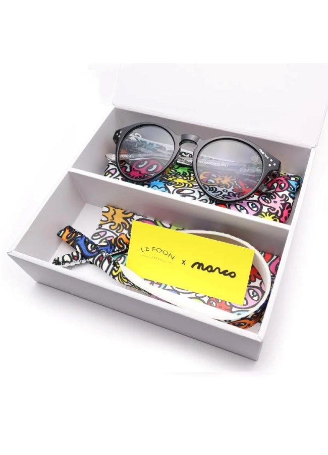 LE FOON X Marcoart(ルフォーン x マルコアート) sunglasses UVカット 男女兼用 大人サングラス コラボサングラス　AS513