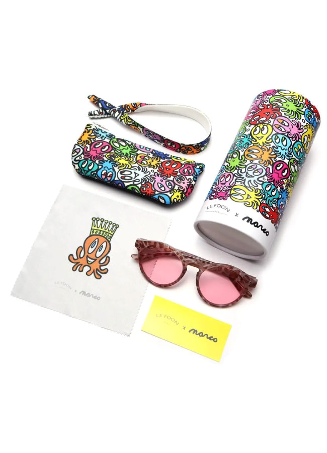 LE FOON X Marcoart(ルフォーン x マルコアート) sunglasses UVカット 男女兼用 大人サングラス コラボサングラス　AS513