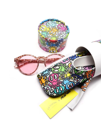 LE FOON X Marcoart(ルフォーン x マルコアート) sunglasses UVカット 男女兼用 大人サングラス コラボサングラス　AS513