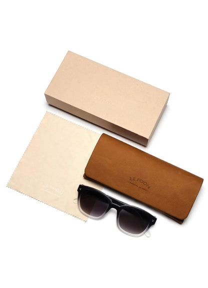 LE FOON(ルフォーン) Classic wellington sunglasses UVカット 男女兼用 大人サングラス AS802